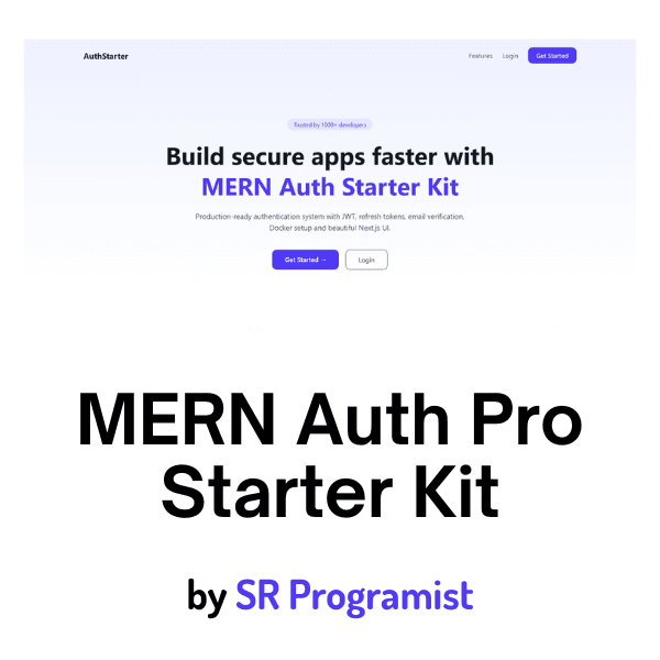 MERN Auth Pro Starter Kit Cover Image