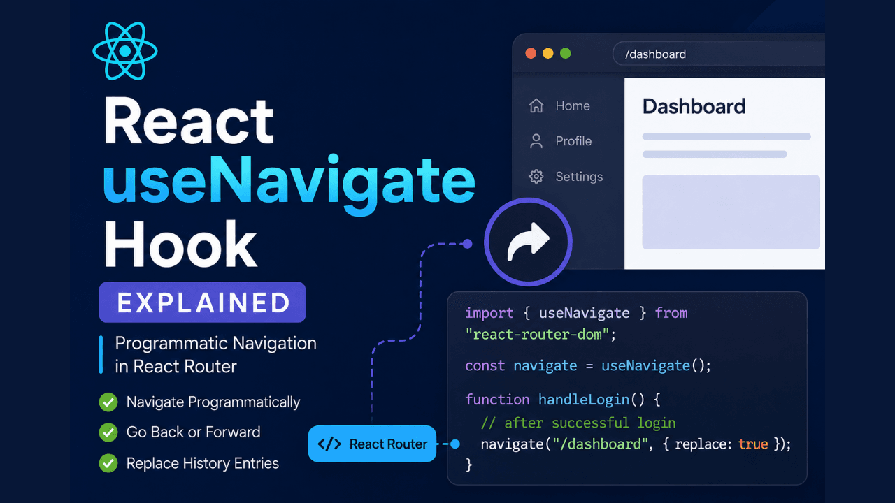 Programmatic Navigation in React : useNavigate Hook