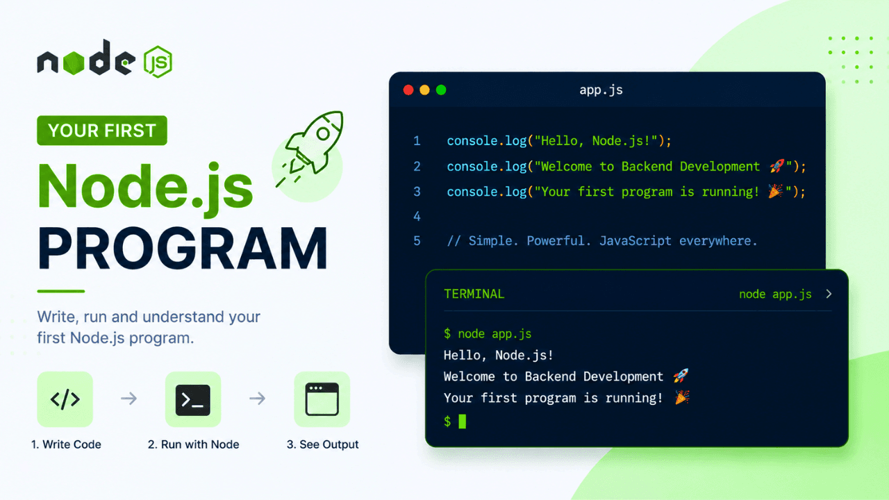 Your First Node.js Program: Hello World Tutorial