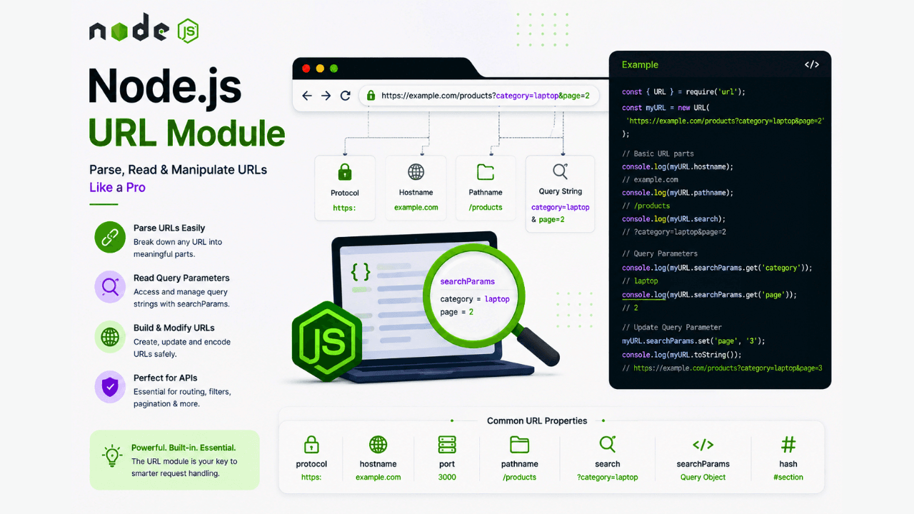 Learn the Node.js URL Module
