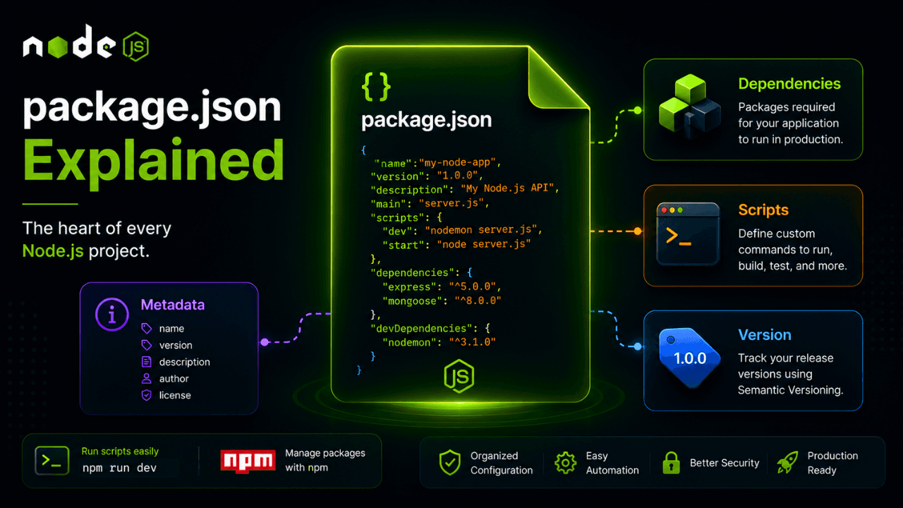 package.json Explained: Complete Beginner Guide