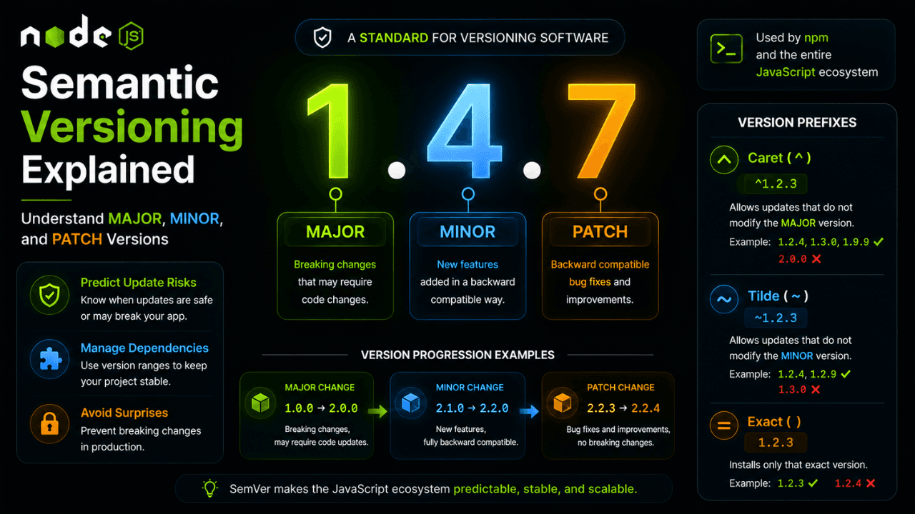 Semantic Versioning Explained: Understanding MAJOR, MINOR, and PATCH